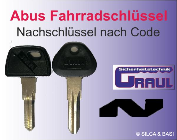 Nachschlüssel Abus Fahrradschlösser Z-Serien